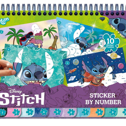 Stitch Knutsel Boek Nummer Stickeren - Babywinkel - 8714274700123