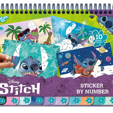 Stitch Knutsel Boek Nummer Stickeren - Babywinkel - 8714274700123