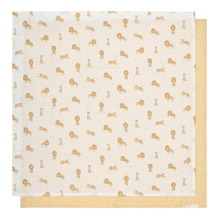 Little Dutch Lingettes hydrophiles Safari Leo, lot de 2