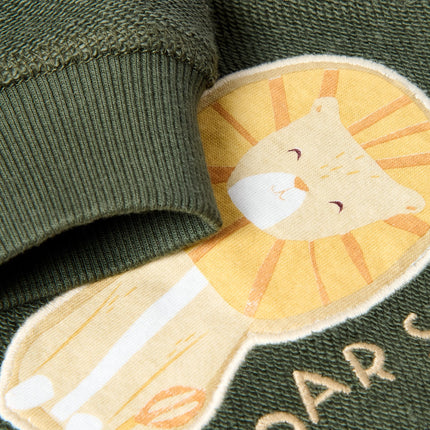 Little Dutch Baby Sweater Safari Deep Olive