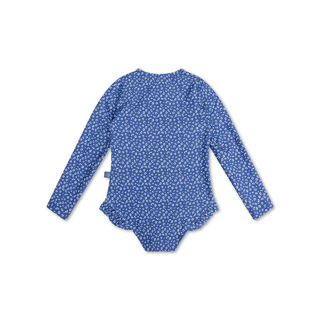 Swim Essentials Badpak Kind Blue Leopard Lange Mouwen koop je bij Babywinkel