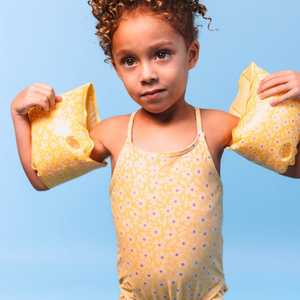 Swim Essentials Badpak Kind Florish Yellow koop je bij Babywinkel