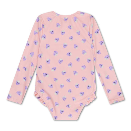 Swim Essentials Uv Zwempak Blackberry Rashguard Ruffle - Babywinkel - 8721197412088
