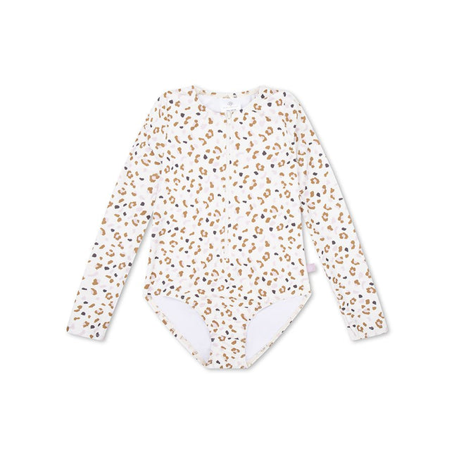 Swim Essentials Uv Zwempak Panterprint Off White Kahki - Babywinkel - 7432233952949