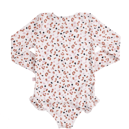 Swim Essentials Uv Zwempak Panterprint Off White Kahki - Swim Essentials - Babywinkel - 7432233945965