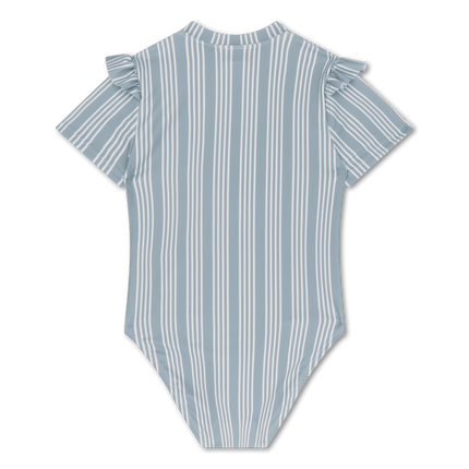 Swim Essentials Uv Zwempak Resort Stripe Rashguard Ruffle - Babywinkel - 8721197412248