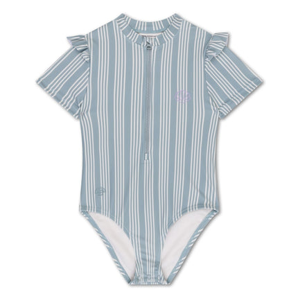 Swim Essentials Uv Zwempak Resort Stripe Rashguard Ruffle - Babywinkel - 8721197412248