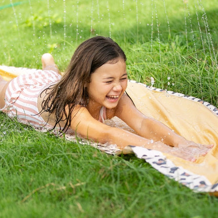 Swim Essentials Waterglijbaan Luipaard Beige Met Sproeiers 5,5M - Swim Essentials - Babywinkel - 7432234075098