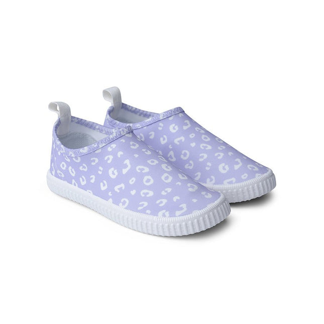Swim Essentials Waterschoentjes Anti Slip Lila Leopard Lycra - Swim Essentials - Babywinkel - 7432234123133