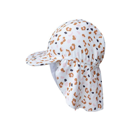 Swim Essentials Zonnehoedje Baby Uv Kaki Leopard Neck Protection - Swim Essentials - Babywinkel - 7432233967967