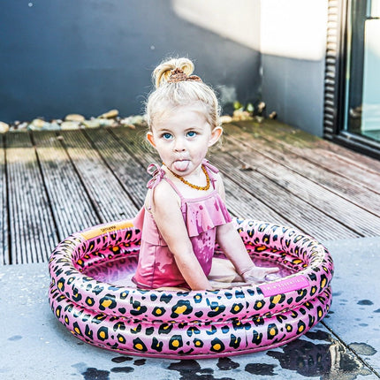 Swim Essentials Zwembad Baby Panterprint Rose Goud 60Cm - Swim Essentials - Babywinkel - 7432233923994
