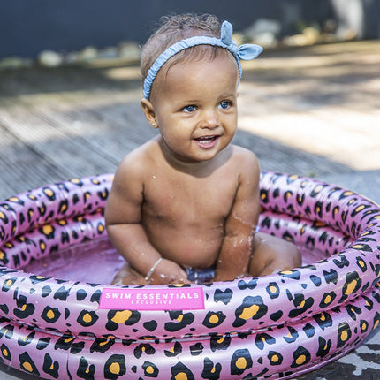 Swim Essentials Zwembad Baby Panterprint Rose Goud 60Cm - Swim Essentials - Babywinkel - 7432233923994