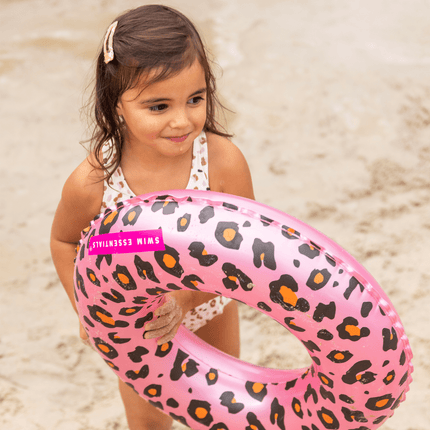 Swim Essentials Zwemband Kind Luipaard Print Roze 55Cm - Swim Essentials - Babywinkel - 7432233952970
