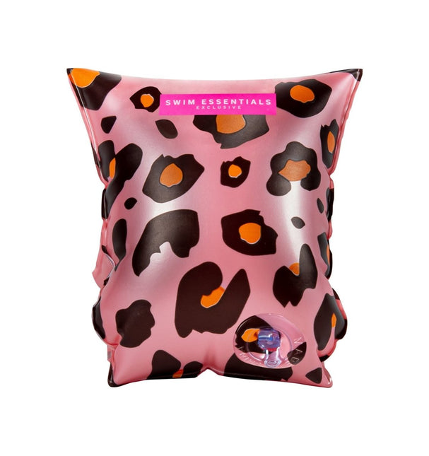 Swim Essentials Zwembandjes Panterprint 2 - 6 Jaar Roze - Swim Essentials - Babywinkel - 7432233945958