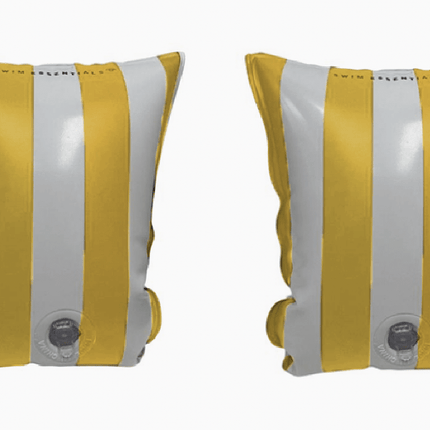 Swim Essentials Zwembandjes Yellow Striped 0 - 2 Years - Swim Essentials - Babywinkel - 7432234172186