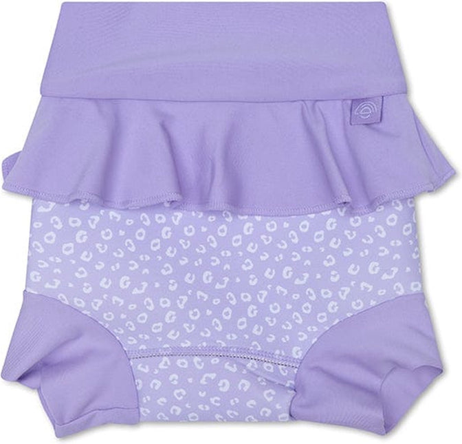 Swim Essentials Zwemluier Wasbaar Lila Leopard koop je bij Babywinkel