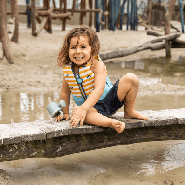 Swim Essentials Zwemvest Kind Walvis Blauw Oranje 3 - 6 Jaar koop je bij Babywinkel