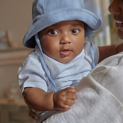 T-shirt korte mouw blauw Baby Blue koop je bij Babywinkel