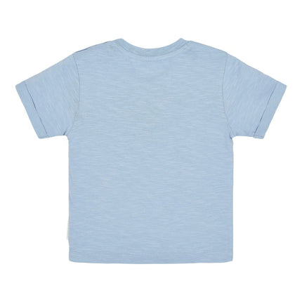T-shirt korte mouw Steel Blue koop je bij Babywinkel