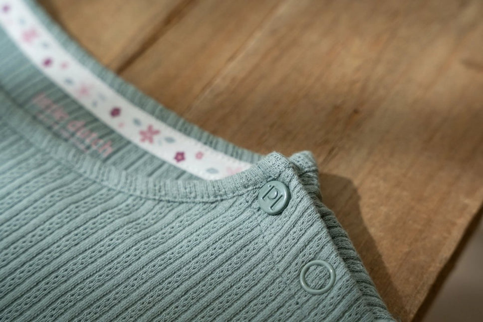 T-shirt lange mouw Garden Green - Babywinkel - 8721122580806