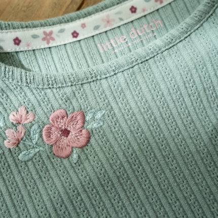 T-shirt lange mouw Garden Green - Babywinkel - 8721122580806