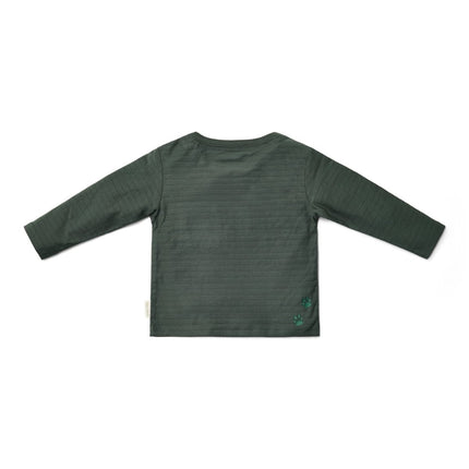 T-shirt lange mouw Night Green - Babywinkel - 8721122579350