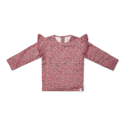 T-shirt lange mouw Rouge Flower - Babywinkel - 8721122580868