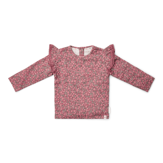 T-shirt lange mouw Rouge Flower - Babywinkel - 8721122580868