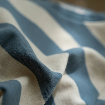 T-shirt lange mouw Stone Blue Stripe - Babywinkel - 8721122579176
