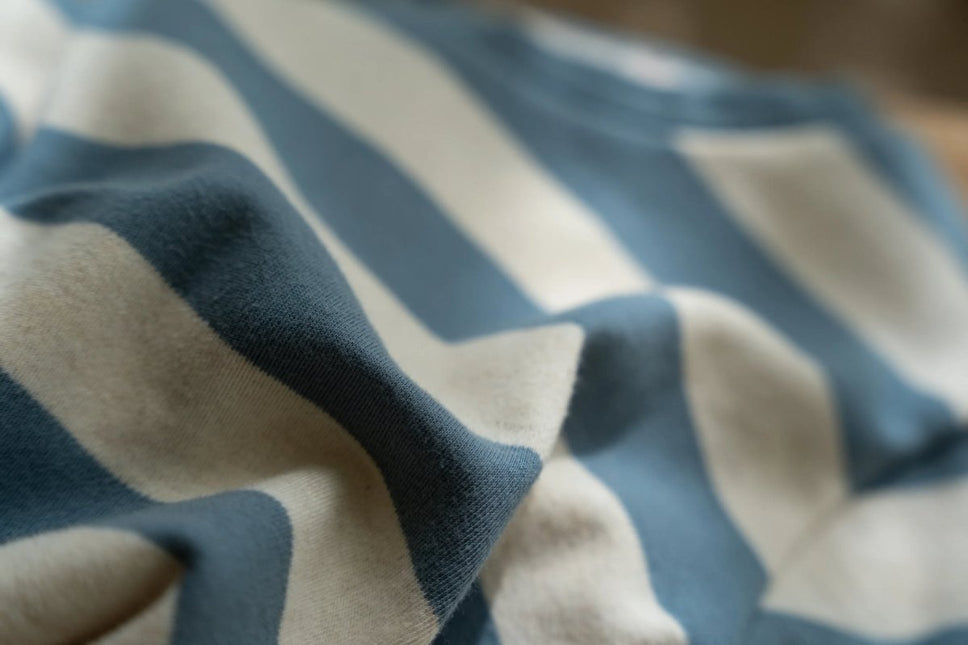 T-shirt lange mouw Stone Blue Stripe - Babywinkel - 8721122579176