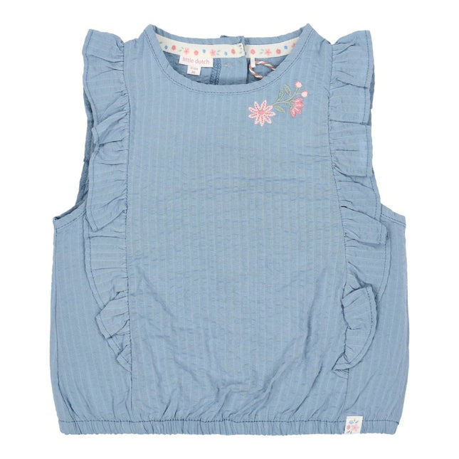 T-shirt mouwloos Denim Blue koop je bij Babywinkel