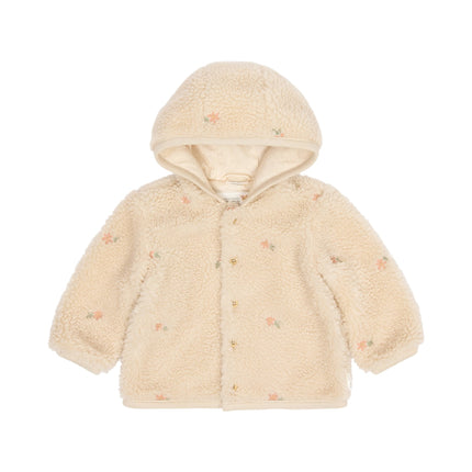 Little Dutch Baby Vestje Teddy Sand Flowers