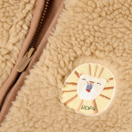 Little Dutch Baby Vestje Teddy Warm Taupe