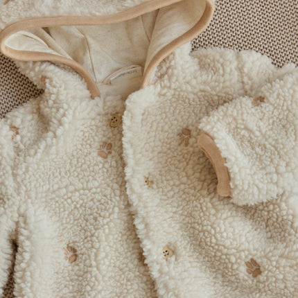 Little Dutch Baby Vestje Teddy Sand Paws