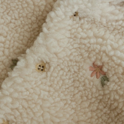 Little Dutch Baby Vestje Teddy Sand Flowers