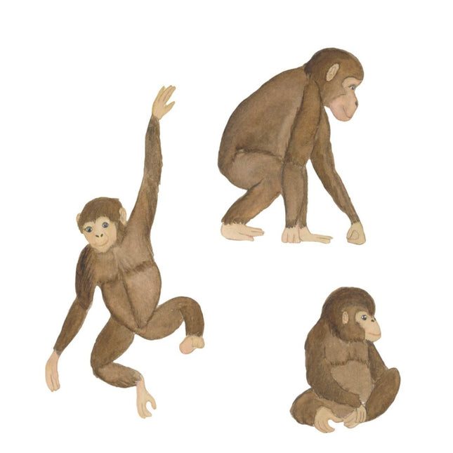That's Mine Muursticker Monkeys Multi Onesize koop je bij Babywinkel