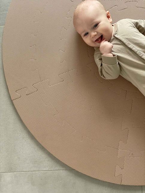 That's Mine Speelmat Foam Circle Light Brown koop je bij Babywinkel