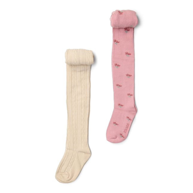 Lot de 2 maillots sable/rose velouté