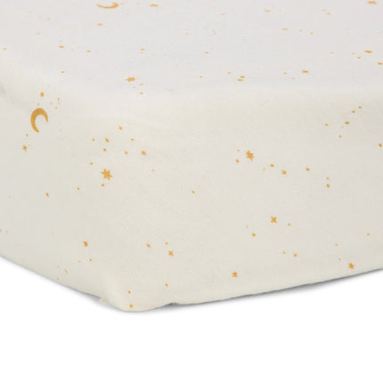 Drap-housse 70x140/150 - Lune & Étoiles