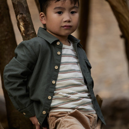 Little Dutch Baby Shirt Safari Stripe
