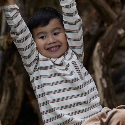 Little Dutch Baby Shirt Safari Stripe