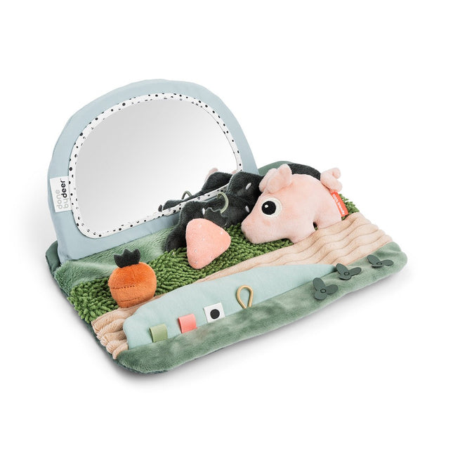 Tummy time sensory mirror Tiny farm - Babywinkel - 5712643056782