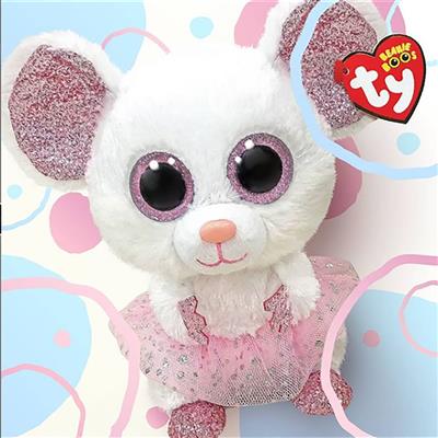 Ty Beanie Boo Nina Mouse 15cm - Babywinkel - 008421363650