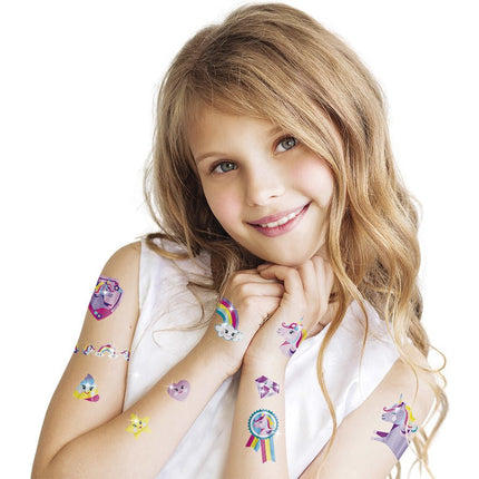 Unicorn Nep Tattoos Metallic - Babywinkel - 8714274071698