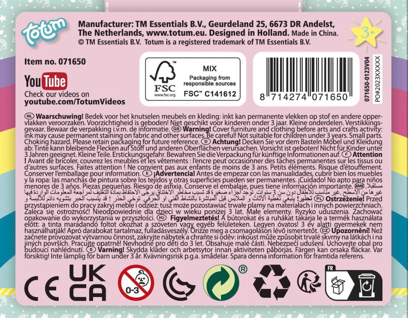 Unicorn Stempelset koop je bij Babywinkel