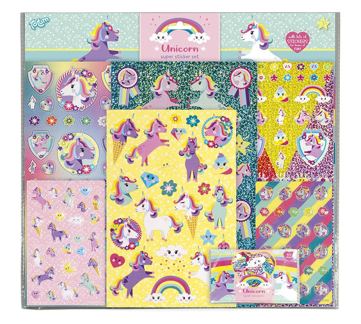 Unicorn Stickerset Groot - Babywinkel - 8714274071766