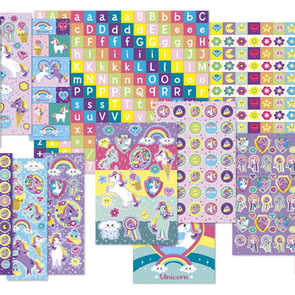 Unicorn Stickerset Large - Babywinkel - 8714274071391