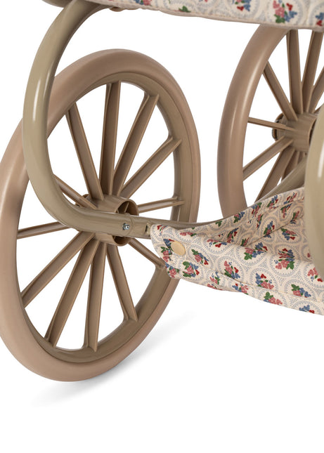 <tc>Konges Slojd</tc> landau de poupée Verona Blues avec toit solaire