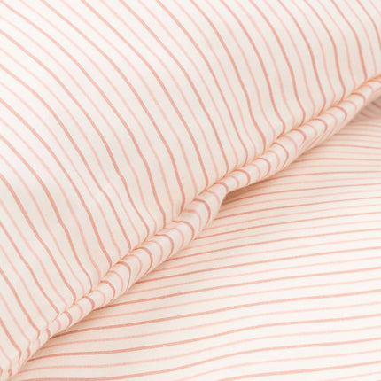 <tc>Konges Sløjd</tc> Housse de couette pour berceau Gots Stripie Petite Rose
