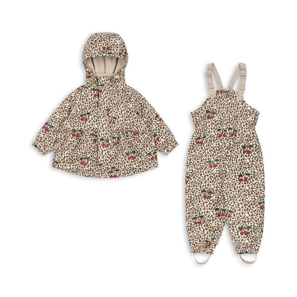 <tc>Konges Sløjd</tc> Ensemble imperméable pour enfant Palme, modèle Leo Cerise pour fille